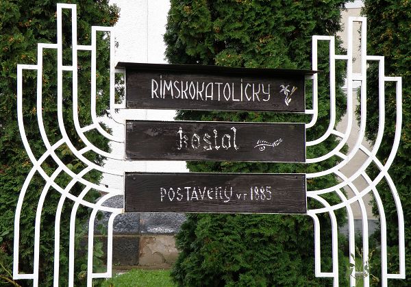 Rímskokatolický kostol postavený v r.1885